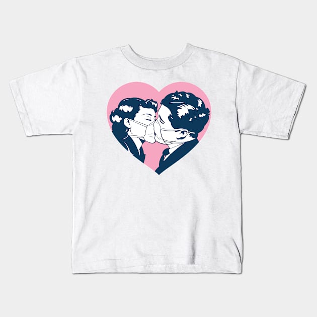 Love in the Time of Covid Kids T-Shirt by Sean Gregory Miller